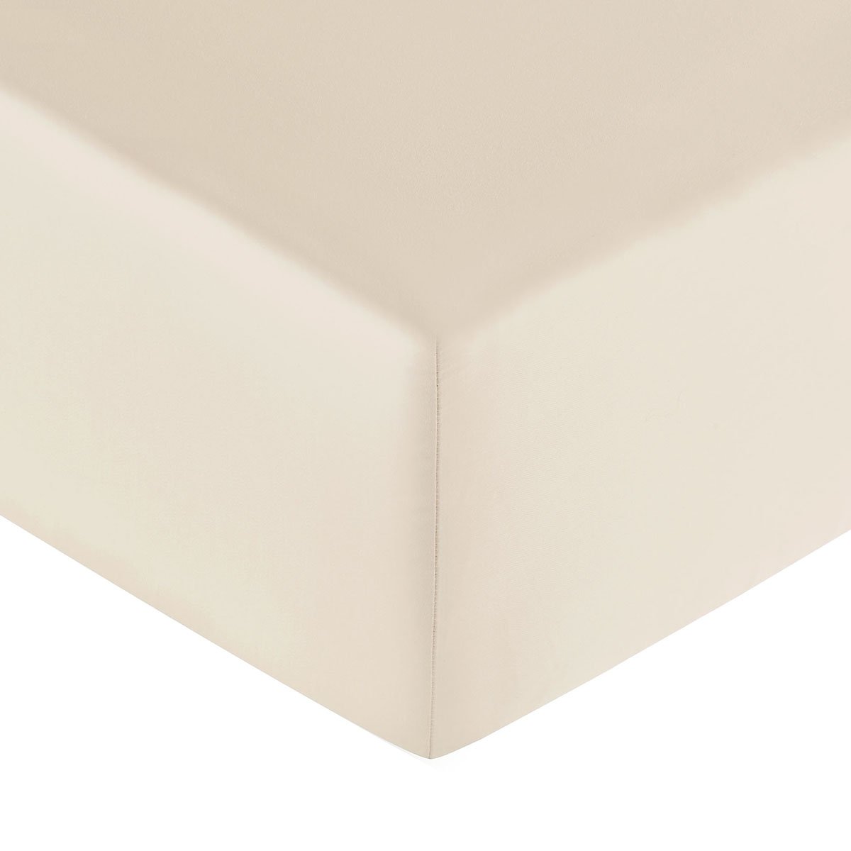 Drap housse coton 160x200 cm poudre Drap housse coton 160x200 cm poudre