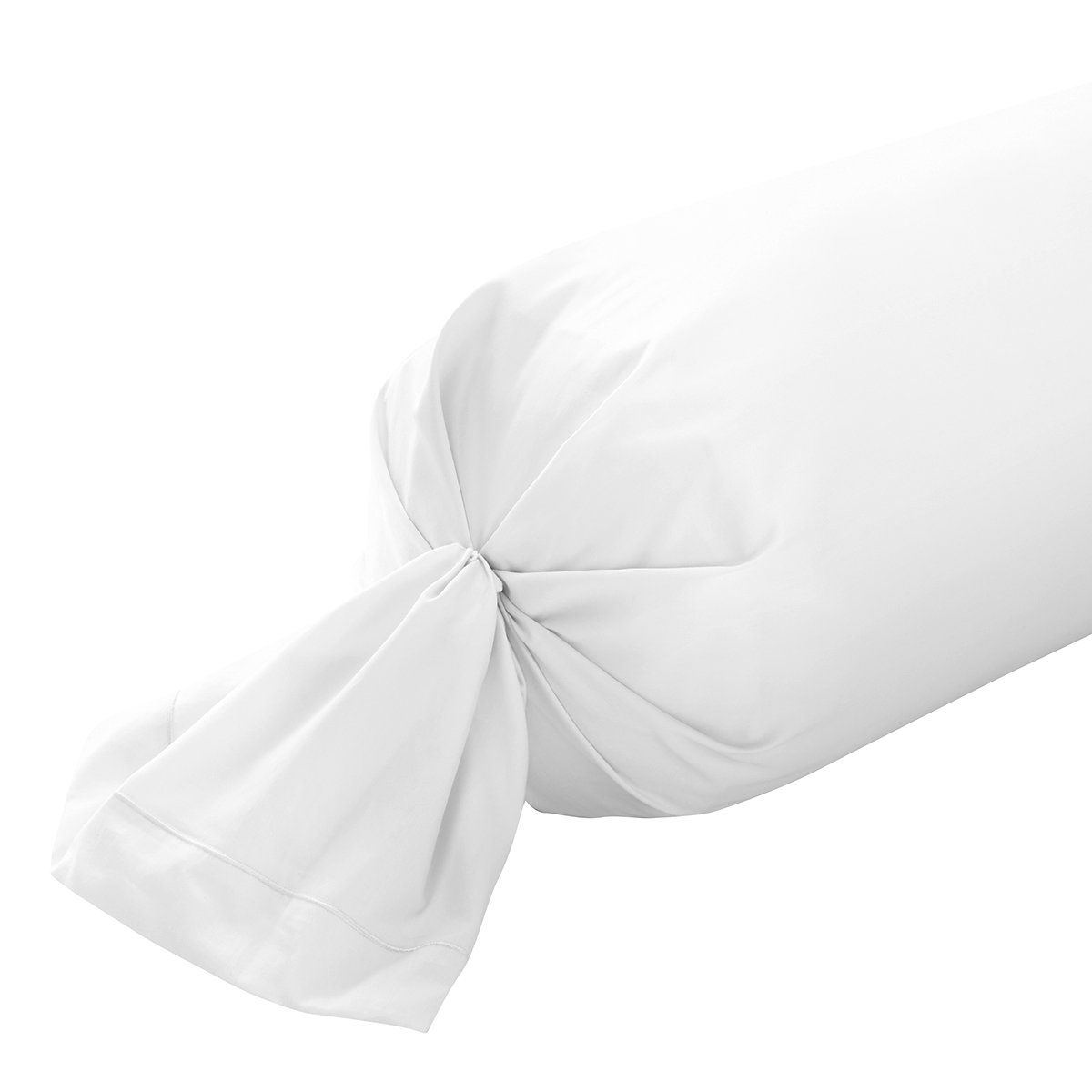 Taie de traversin coton 43x210 cm colombe Taie de traversin coton 43x210 cm colombe