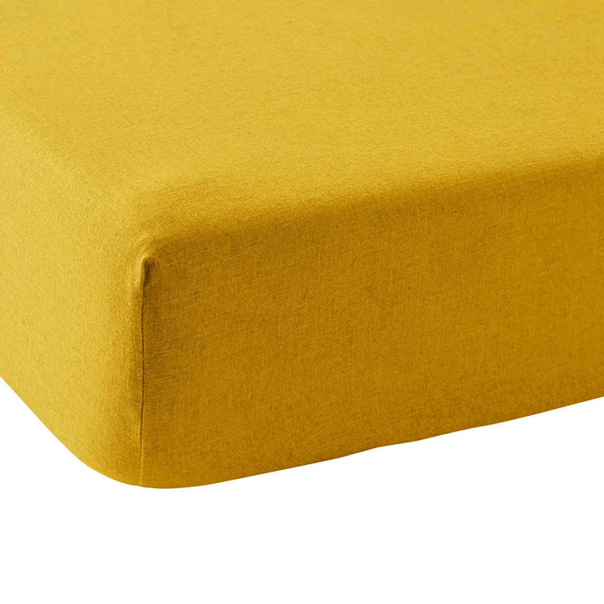 Drap housse lin 160x200 cm miel Drap housse lin 160x200 cm miel