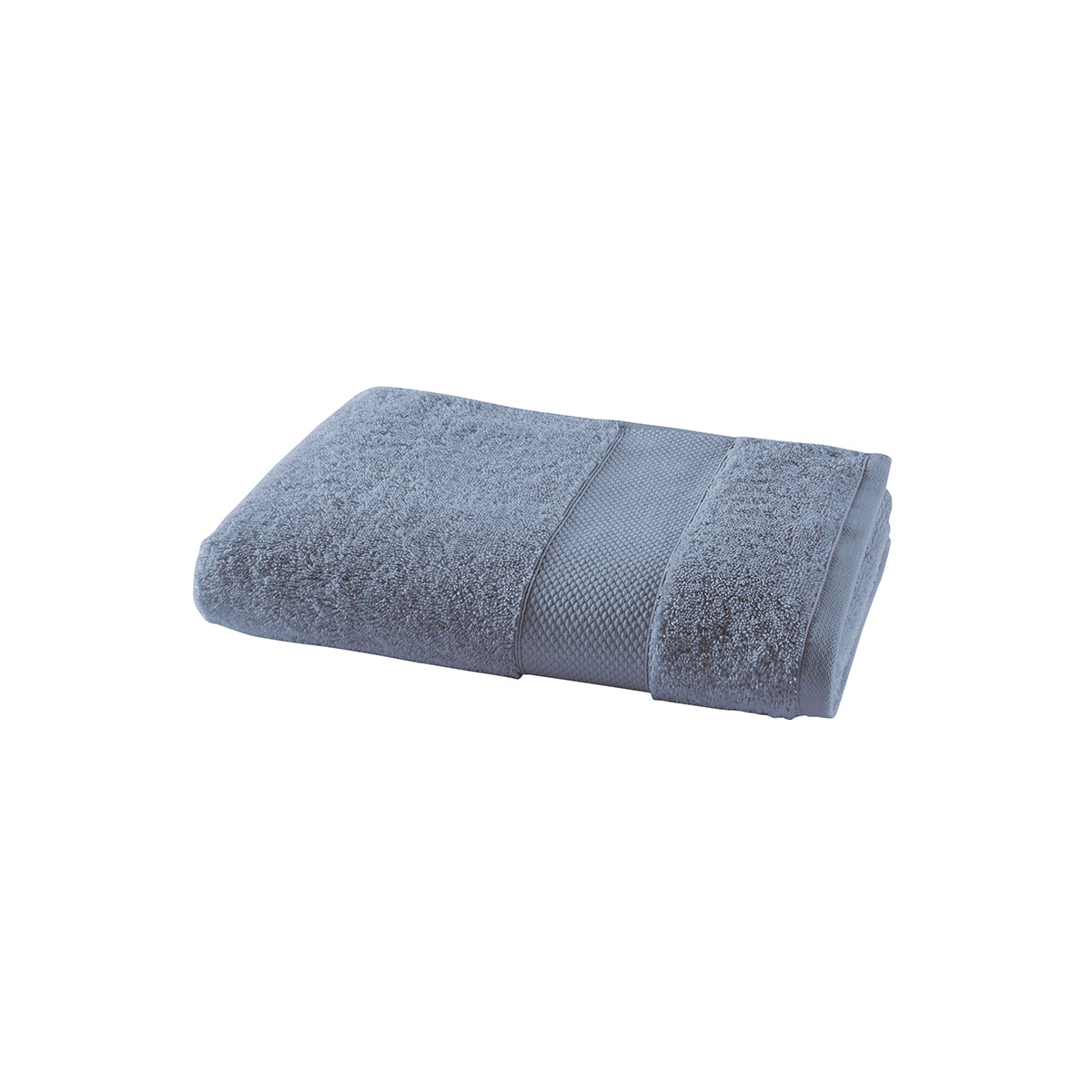 Serviette coton gentiane 50x100 cm