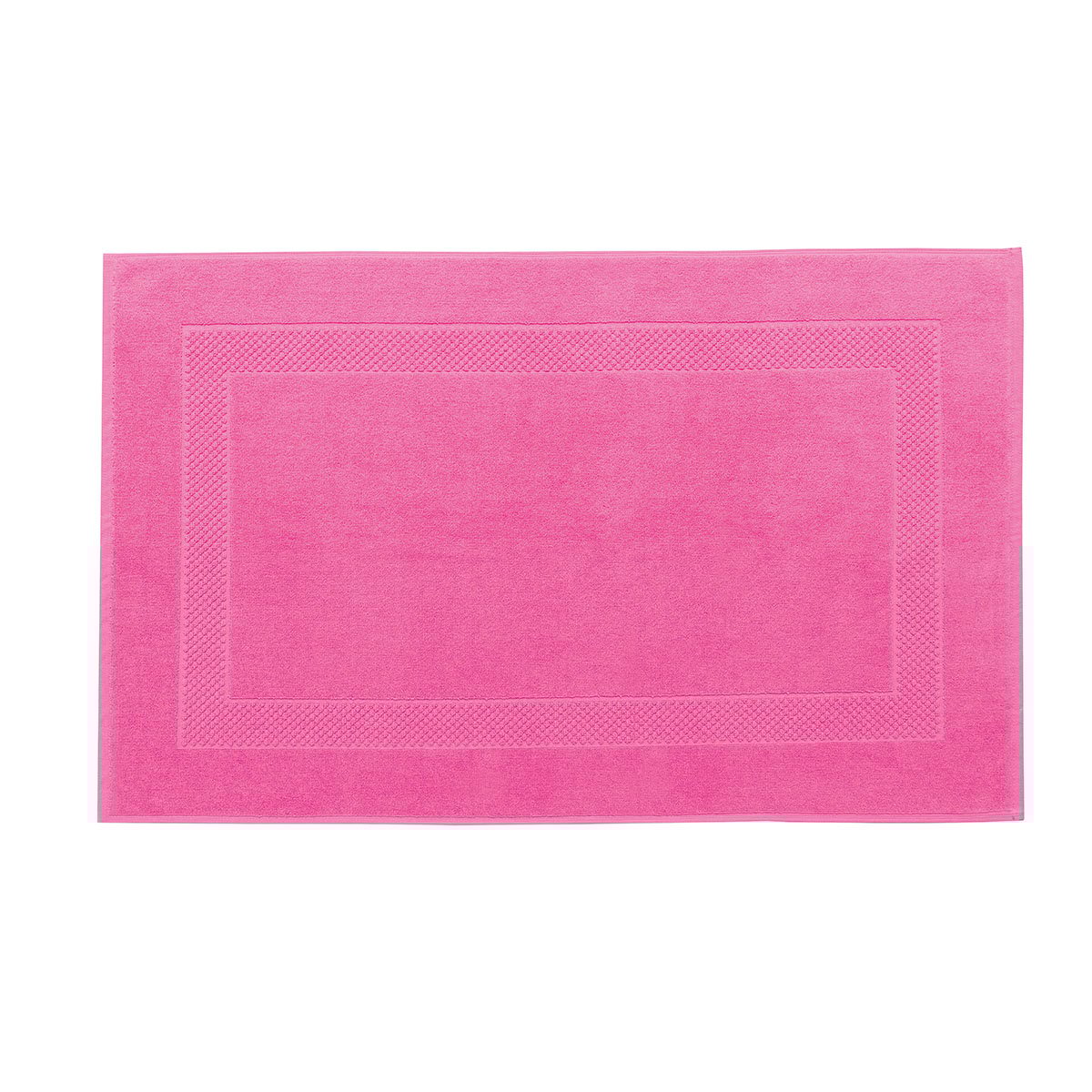 Tapis de bain coton 60x80 cm azalée Tapis de bain coton 60x80 cm azalée