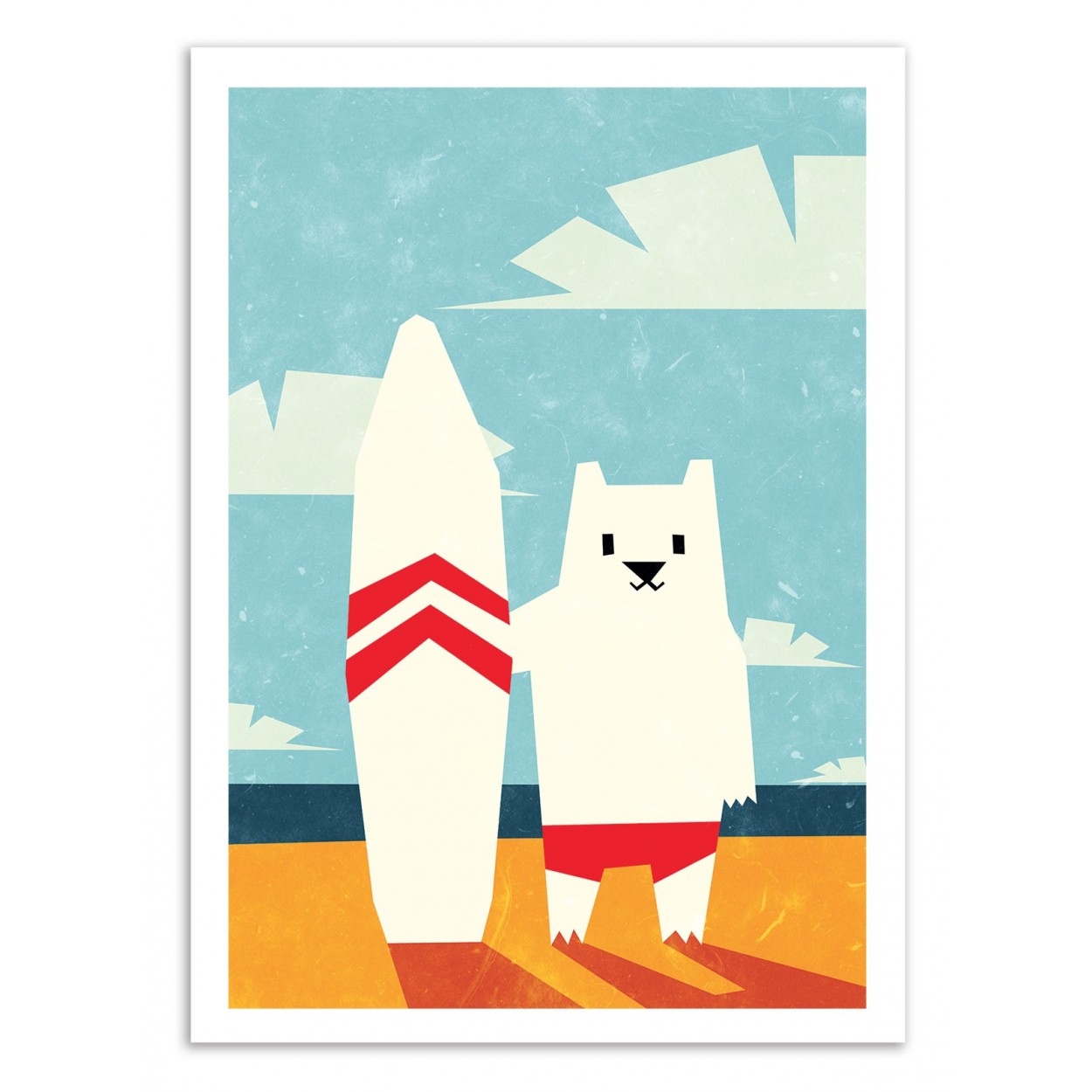 SURF - Affiche d'art 50 x 70 cm SURF - Affiche d'art 50 x 70 cm