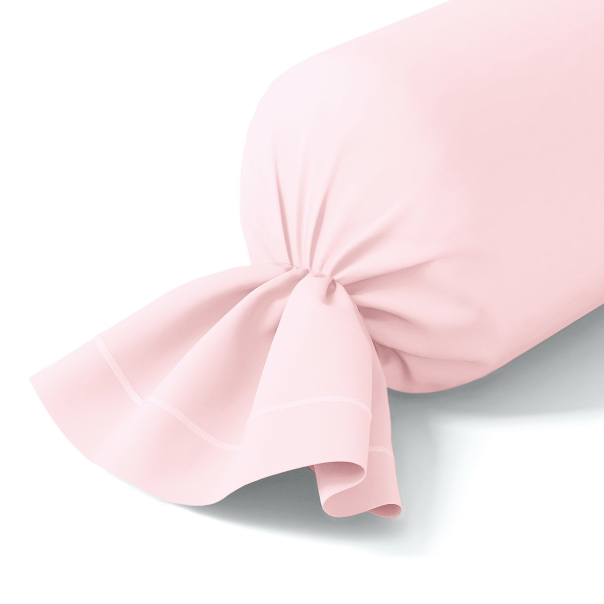 Taie de traversin coton 43x210 cm o de rose Taie de traversin coton 43x210 cm o de rose
