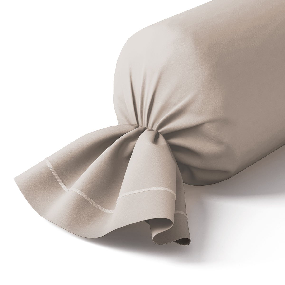 Taie de traversin coton 43x210 cm brume Taie de traversin coton 43x210 cm brume