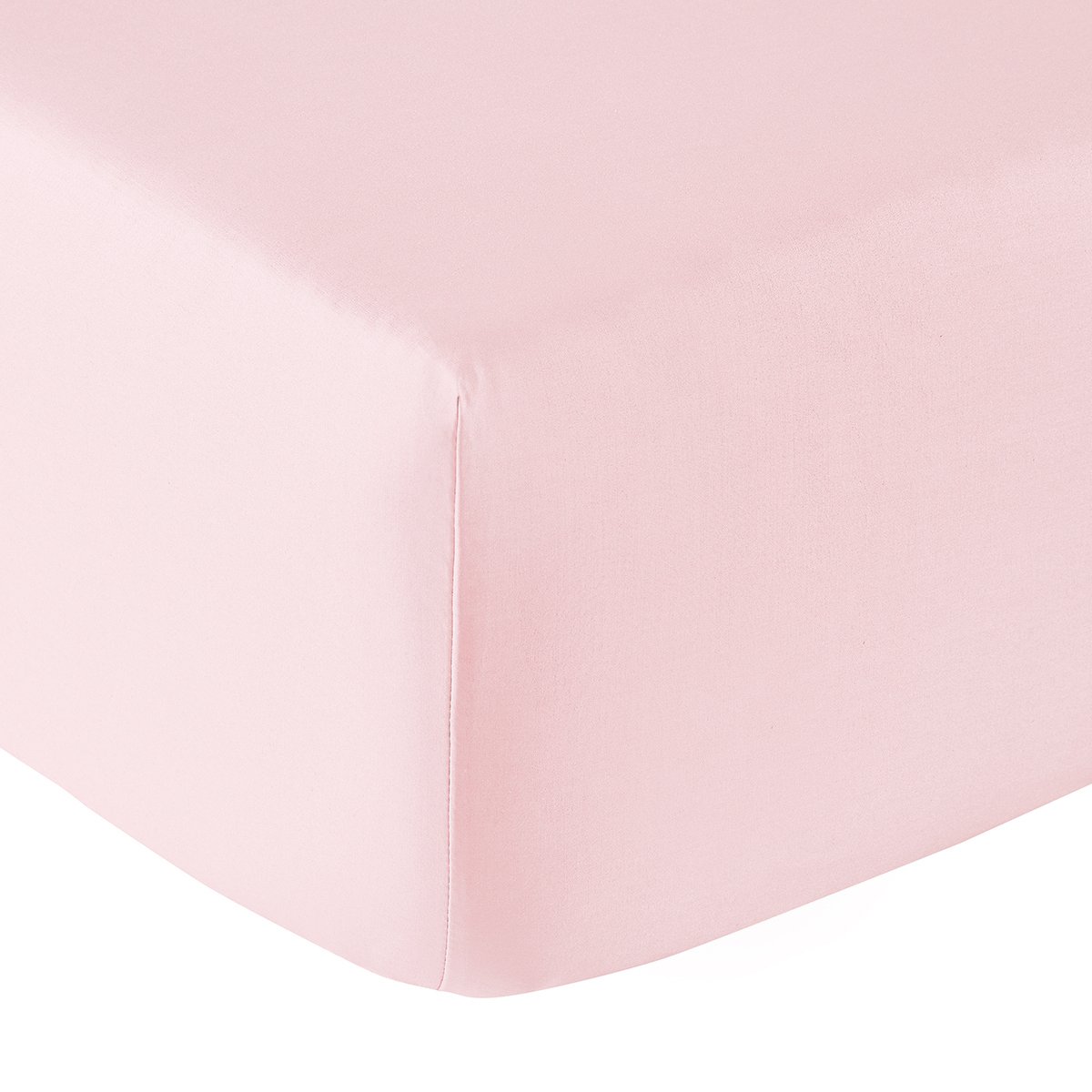 Drap housse coton 140x190 cm o de rose Drap housse coton 140x190 cm o de rose