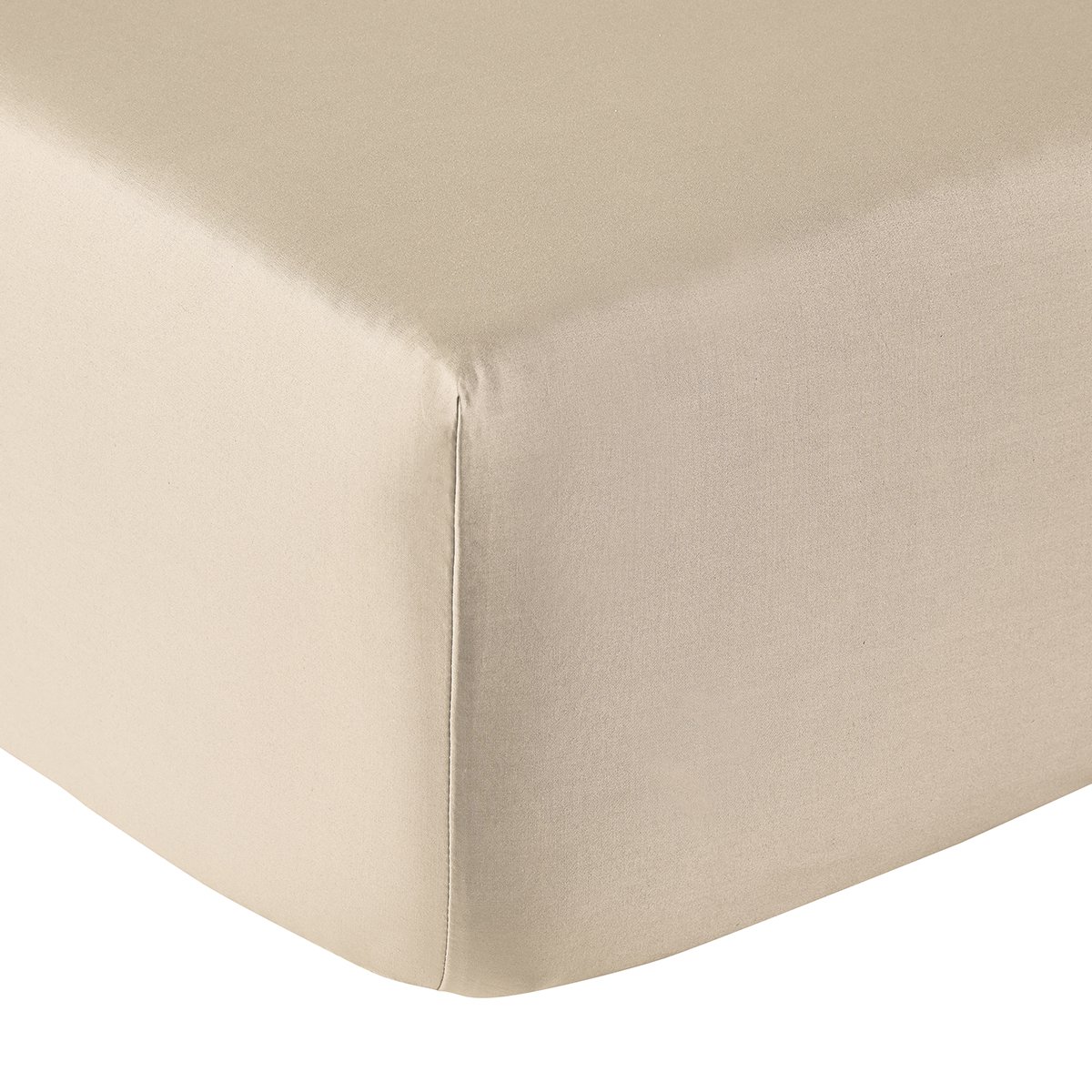 Drap housse coton 140x200 cm grège Drap housse coton 140x200 cm grège
