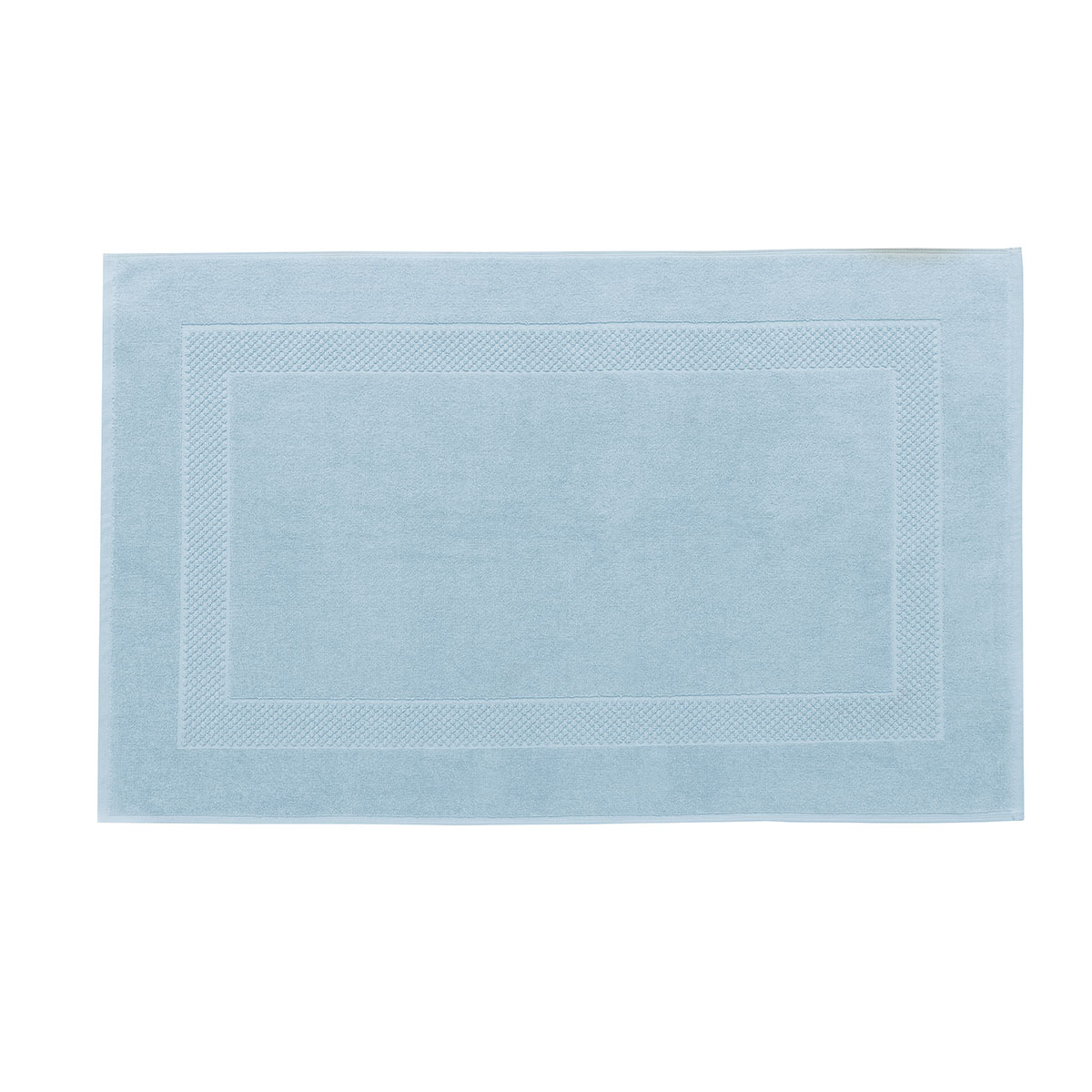 Tapis de bain coton 60x80 cm azur Tapis de bain coton 60x80 cm azur