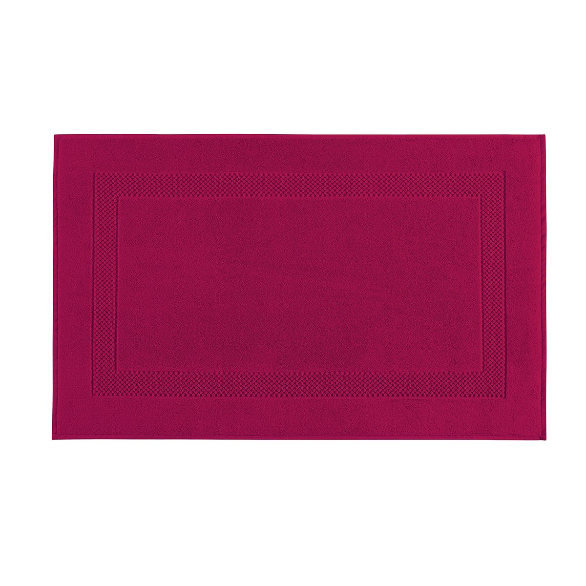 Tapis de bain coton 60x80 cm fuchsia Tapis de bain coton 60x80 cm fuchsia