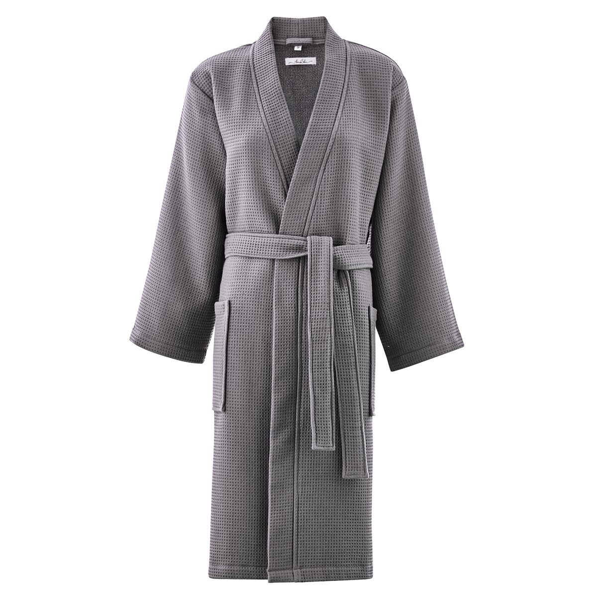 Peignoir coton s gris (photo) Peignoir coton s gris