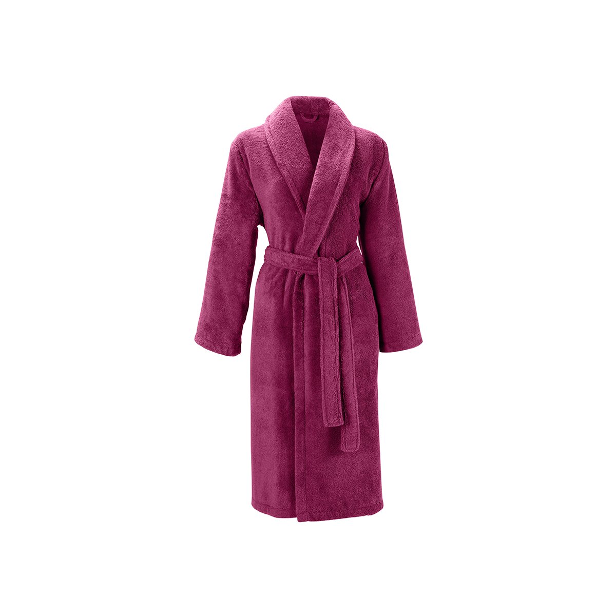 Peignoir coton s fuchsia (photo) Peignoir coton s fuchsia