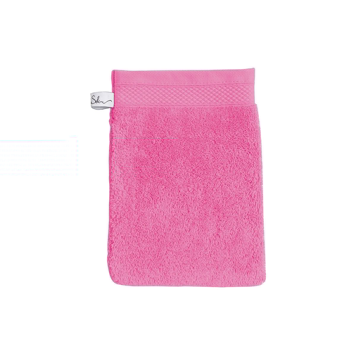 Gant de toilette coton 16x22 cm azalée Gant de toilette coton 16x22 cm azalée