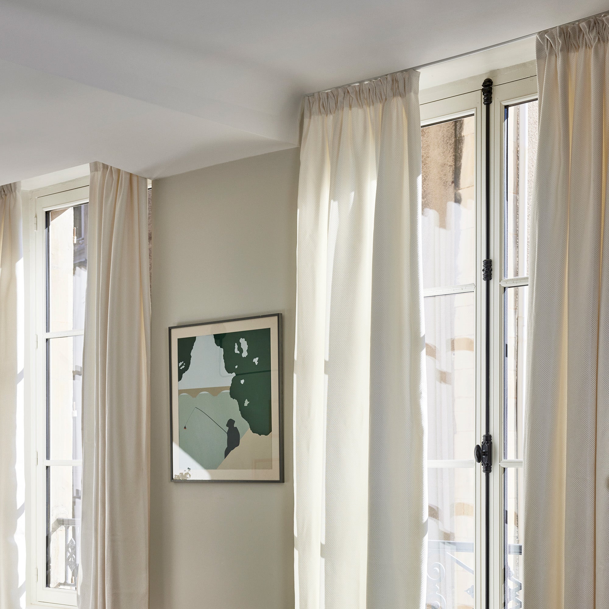 Rideau à ruban fronceur 145x220 cm Blanc Rideau à ruban fronceur 145x220 cm Blanc