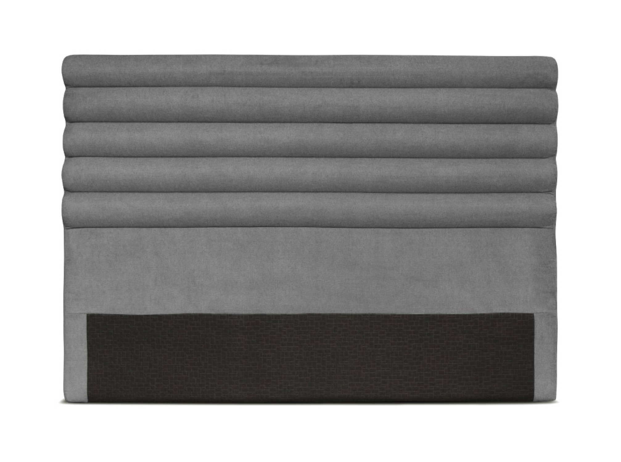 Tête de lit design en tissu gris - 160cm Tête de lit design en tissu gris - 160cm