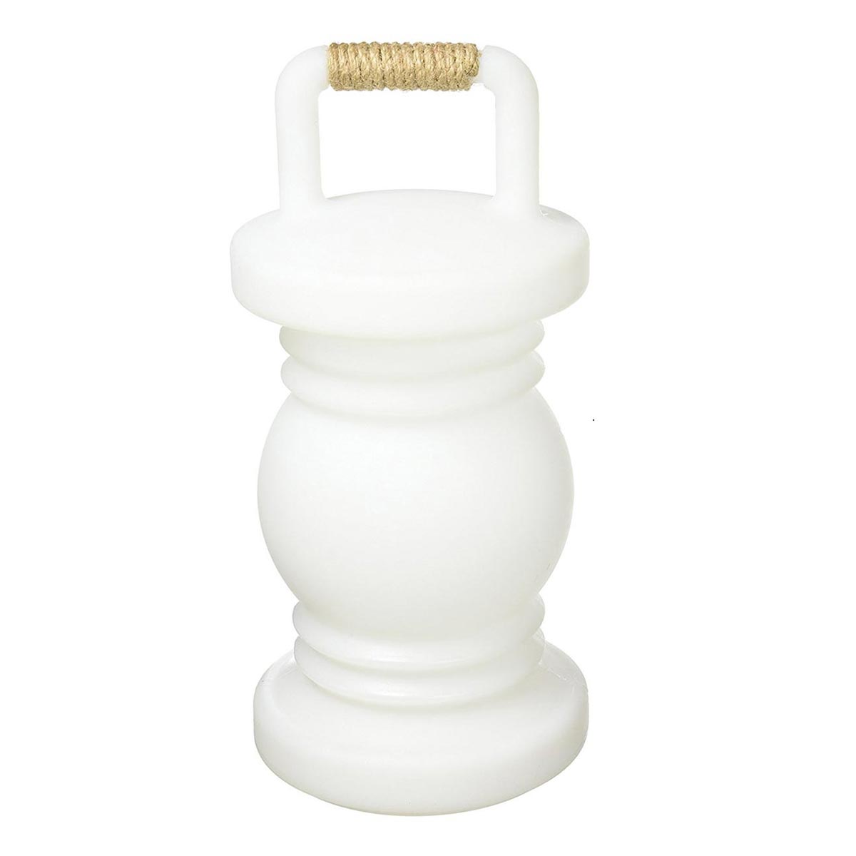Lanterne de bateau sans fil plastique blanc H35cm Lanterne de bateau sans fil plastique blanc H35cm