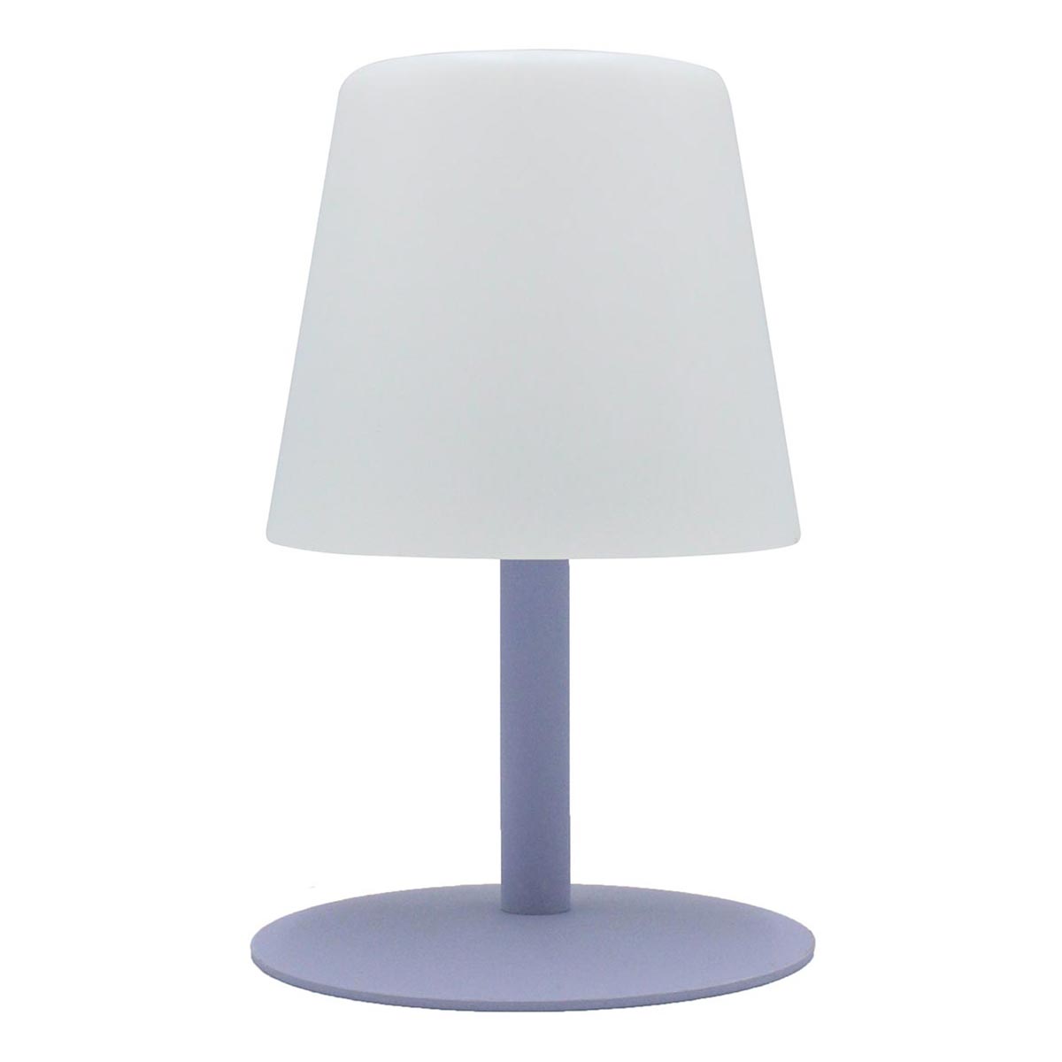 STANDY MINI - Lampe de table sans fil acier lavande H25cm