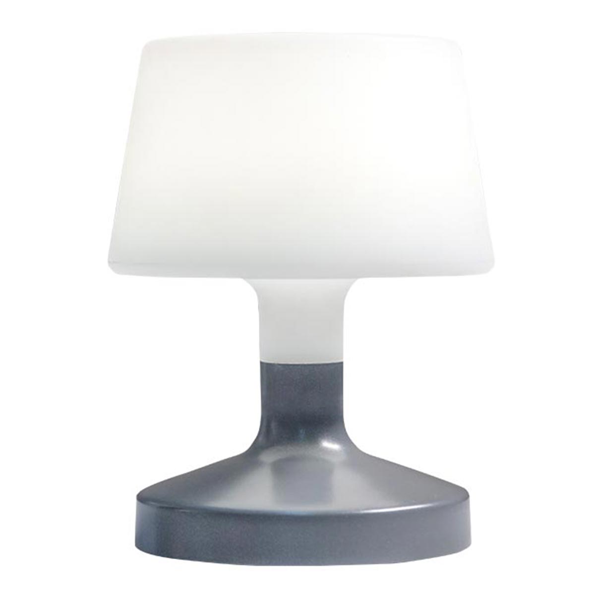 Lampe de table touch LED Polyéthylène Gris H21CM