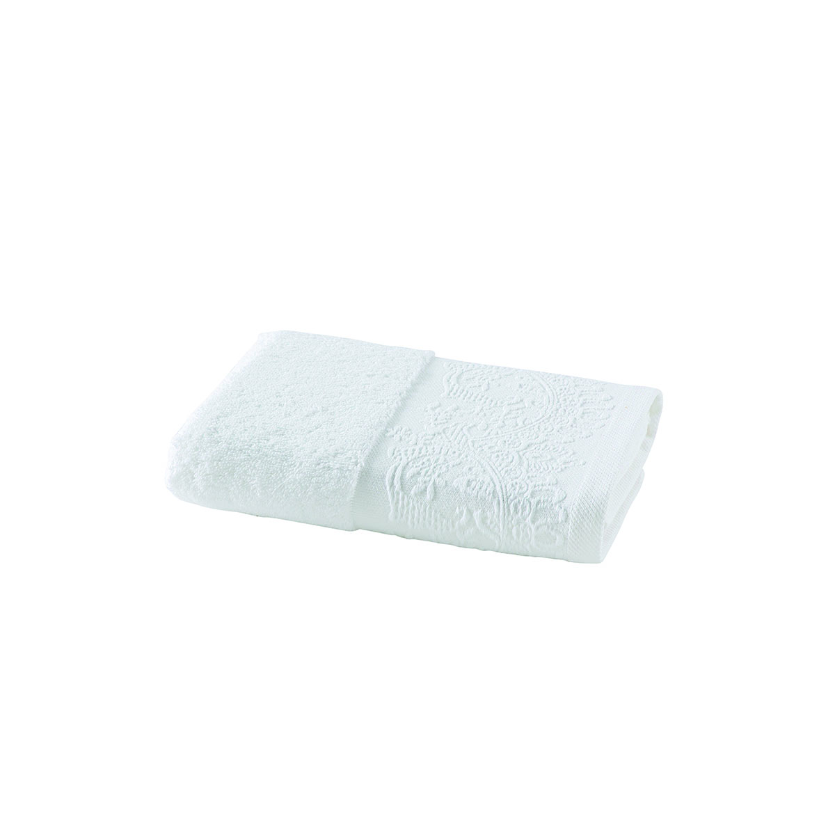 Serviette coton blanc 50x100 cm