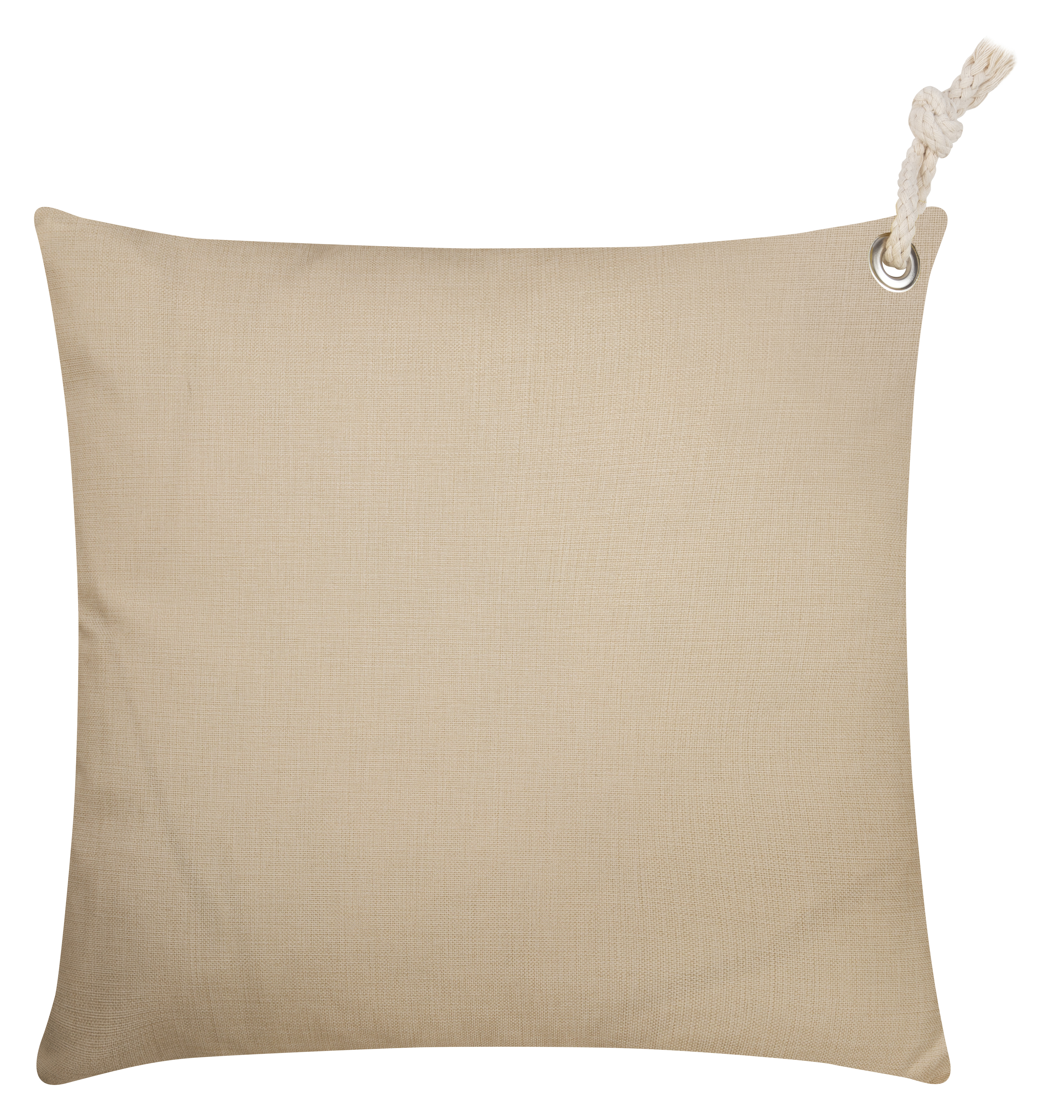 Housses de coussin outdoor avec corde sable - Lot de 2 - 40x40