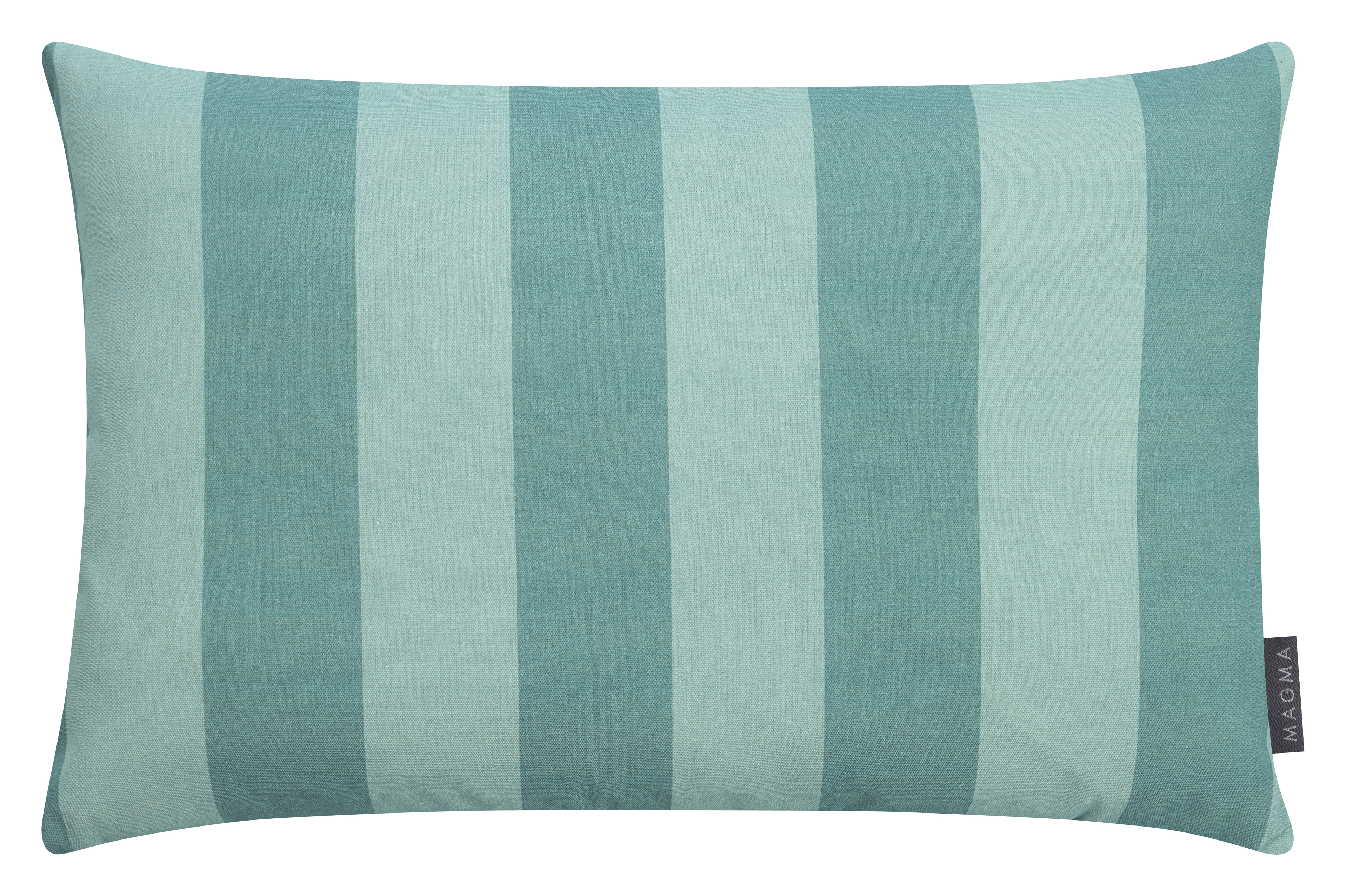 Housses de coussin exterieur rayures turquoise Dralon-Lot de 2- 60x40