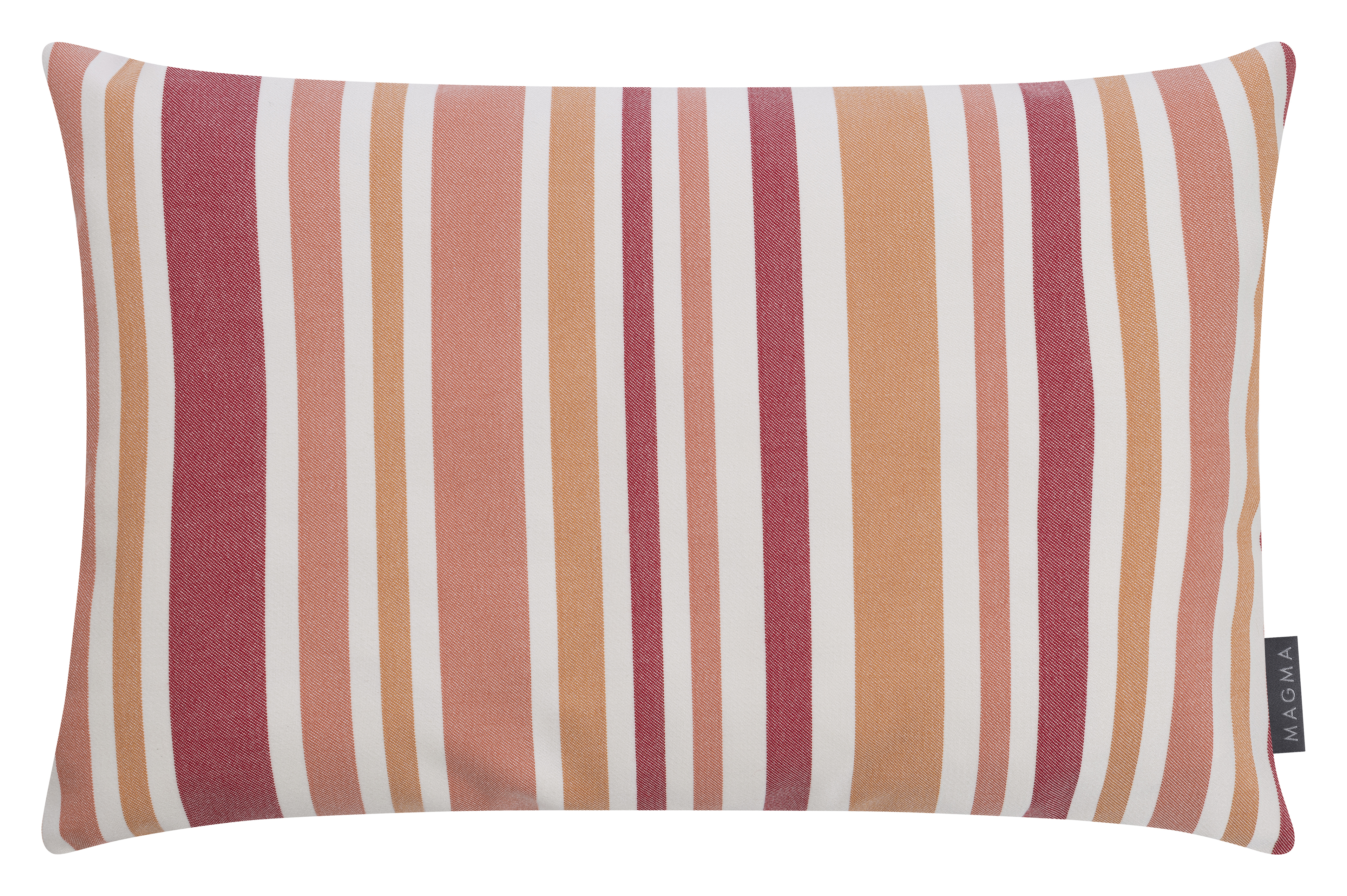 Housses de coussin rayées orange Dralon - Lot de 2 - 60x40 Housses de coussin rayées orange Dralon - Lot de 2 - 60x40