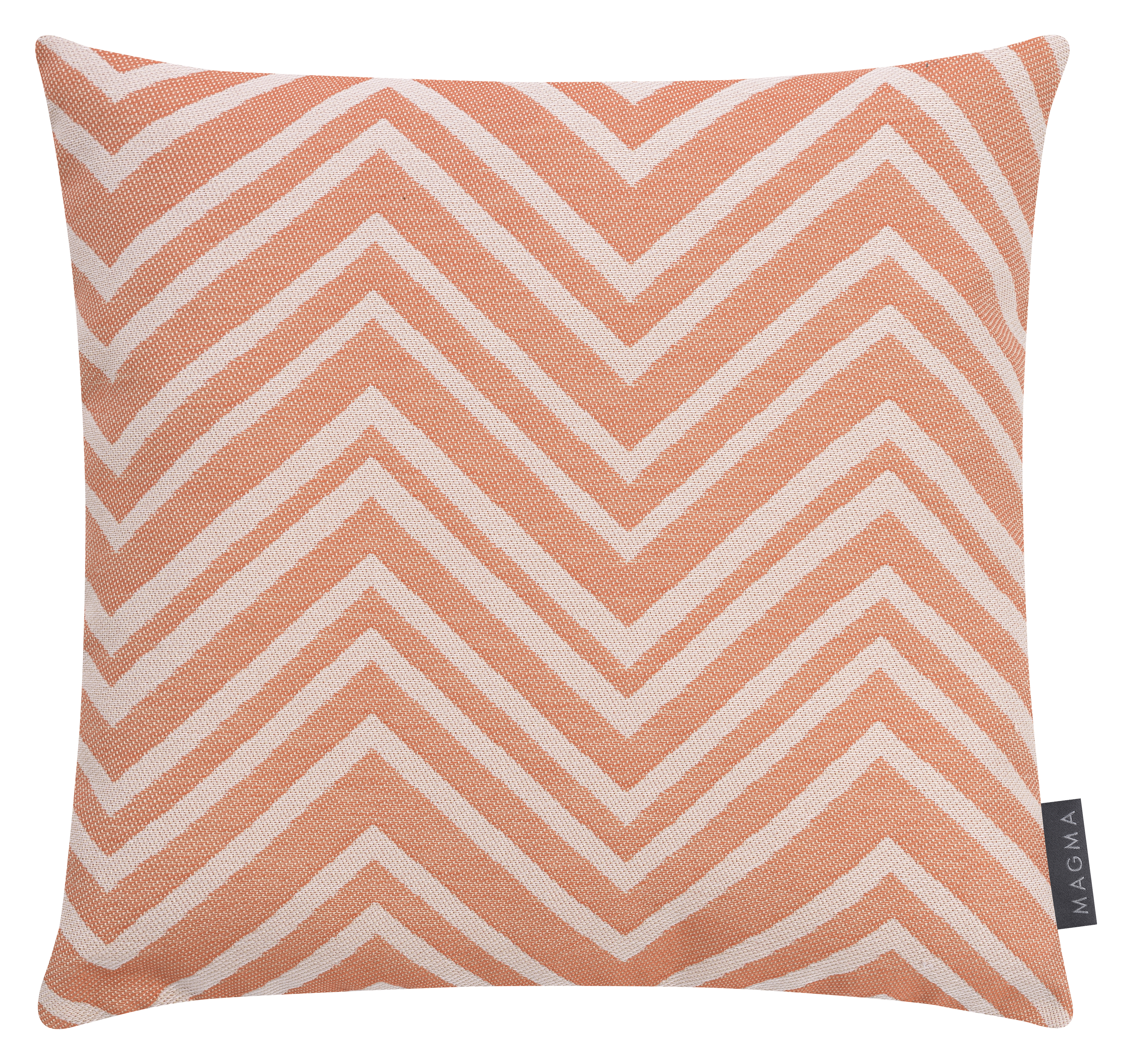 Housses de coussin zigzag orange outdoor Dralon - lot de 2 - 40x40 Housses de coussin zigzag orange outdoor Dralon - lot de 2 - 40x40