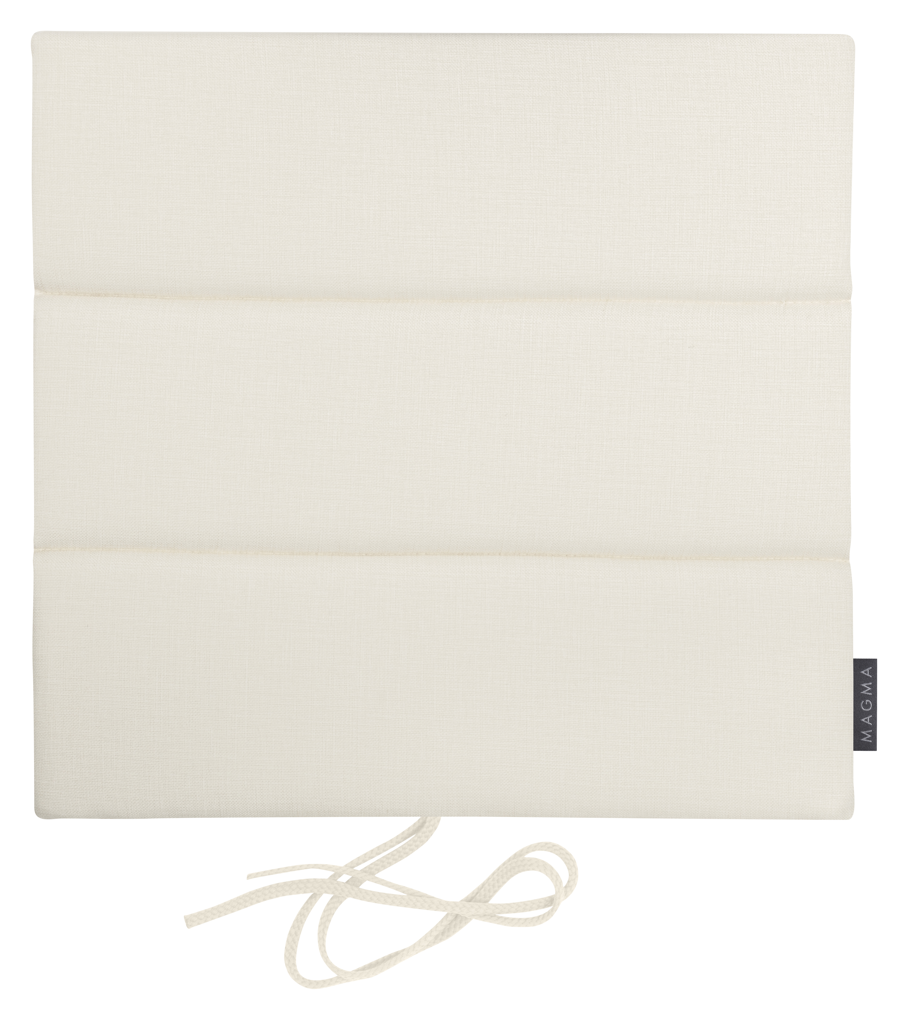 Galettes de chaises outdoor à nouettes beige - Lot de 4 - 40x40 (photo) Galettes de chaises outdoor à nouettes beige - Lot de 4 - 40x40