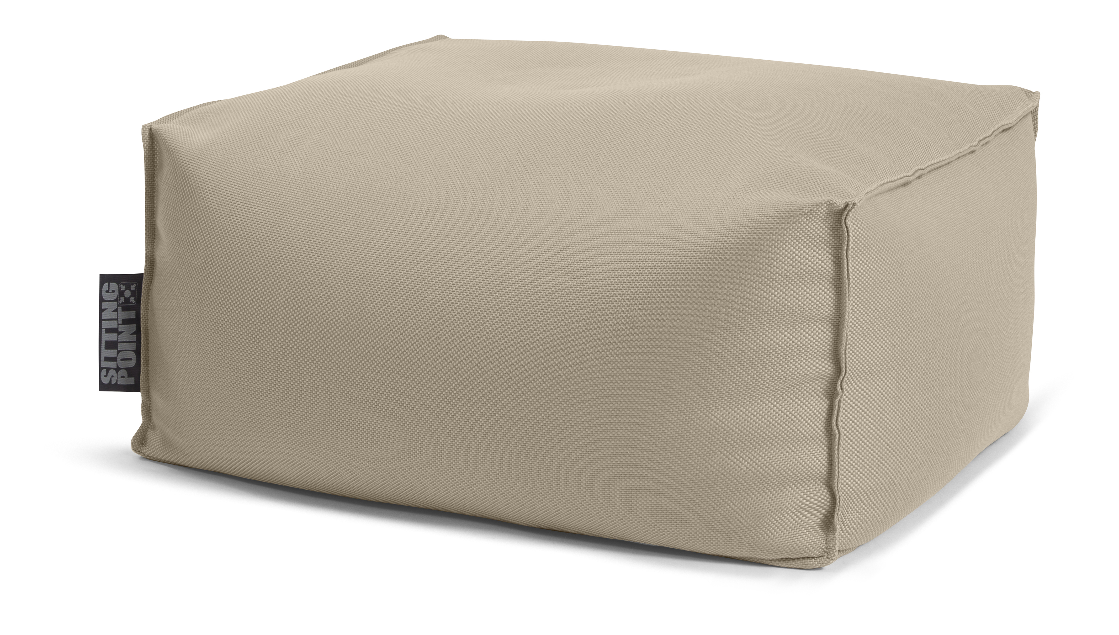 Pouf repose-pieds outdoor taupe 55x65x35 Pouf repose-pieds outdoor taupe 55x65x35