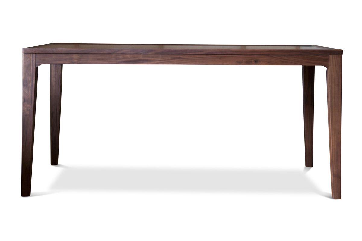 Table scandinave en noyer marron Table scandinave en noyer marron
