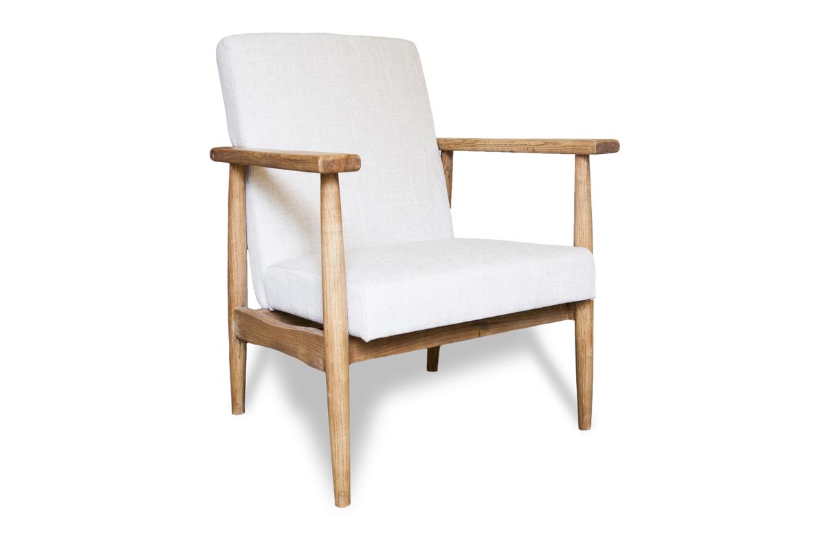 fauteuil en bois marron