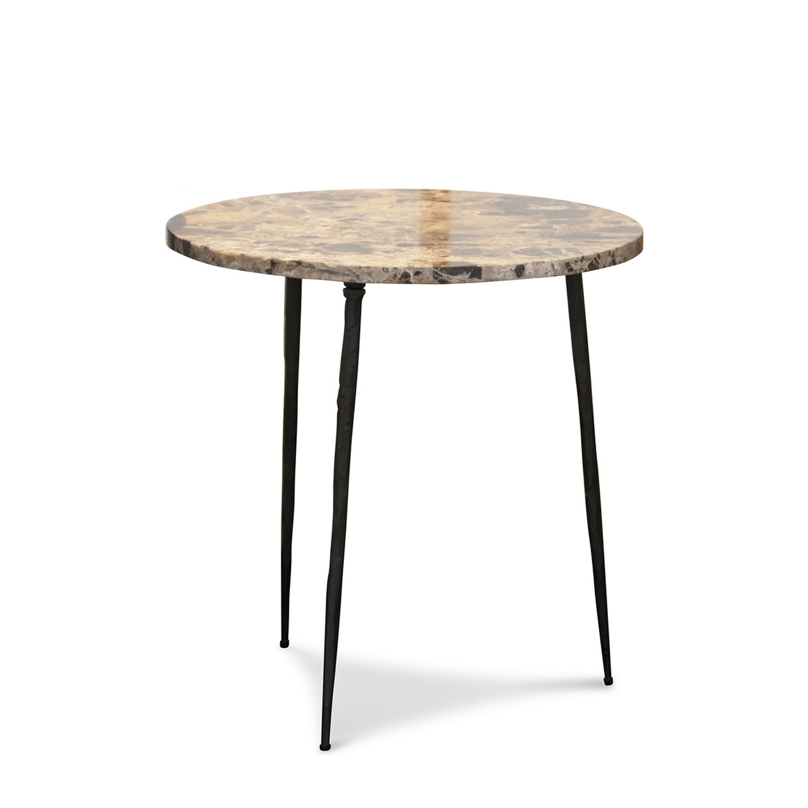 Table d’appoint en marbre beige
