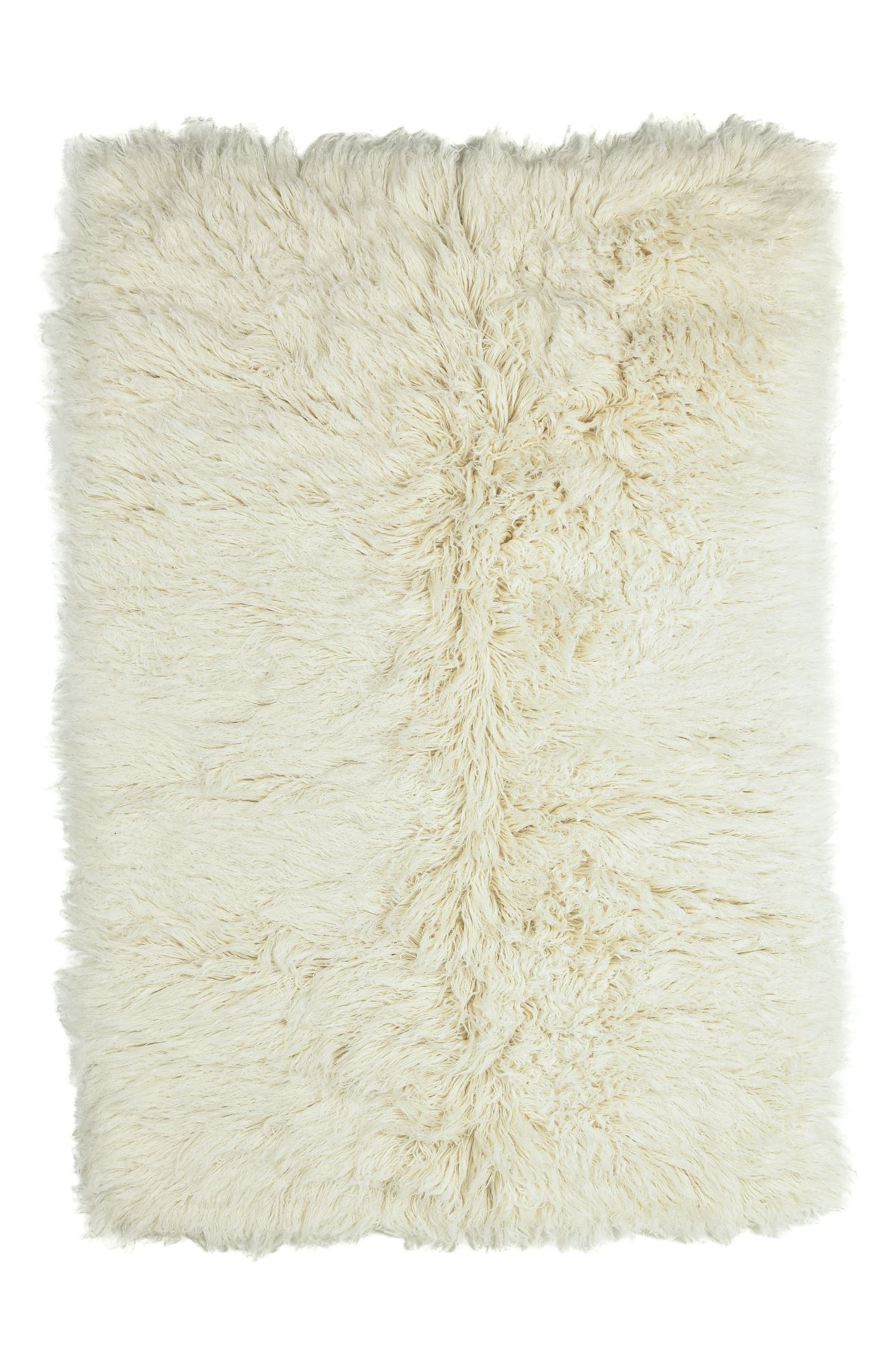 Tapis tissé à la main en laine naturelle Nature 120x180