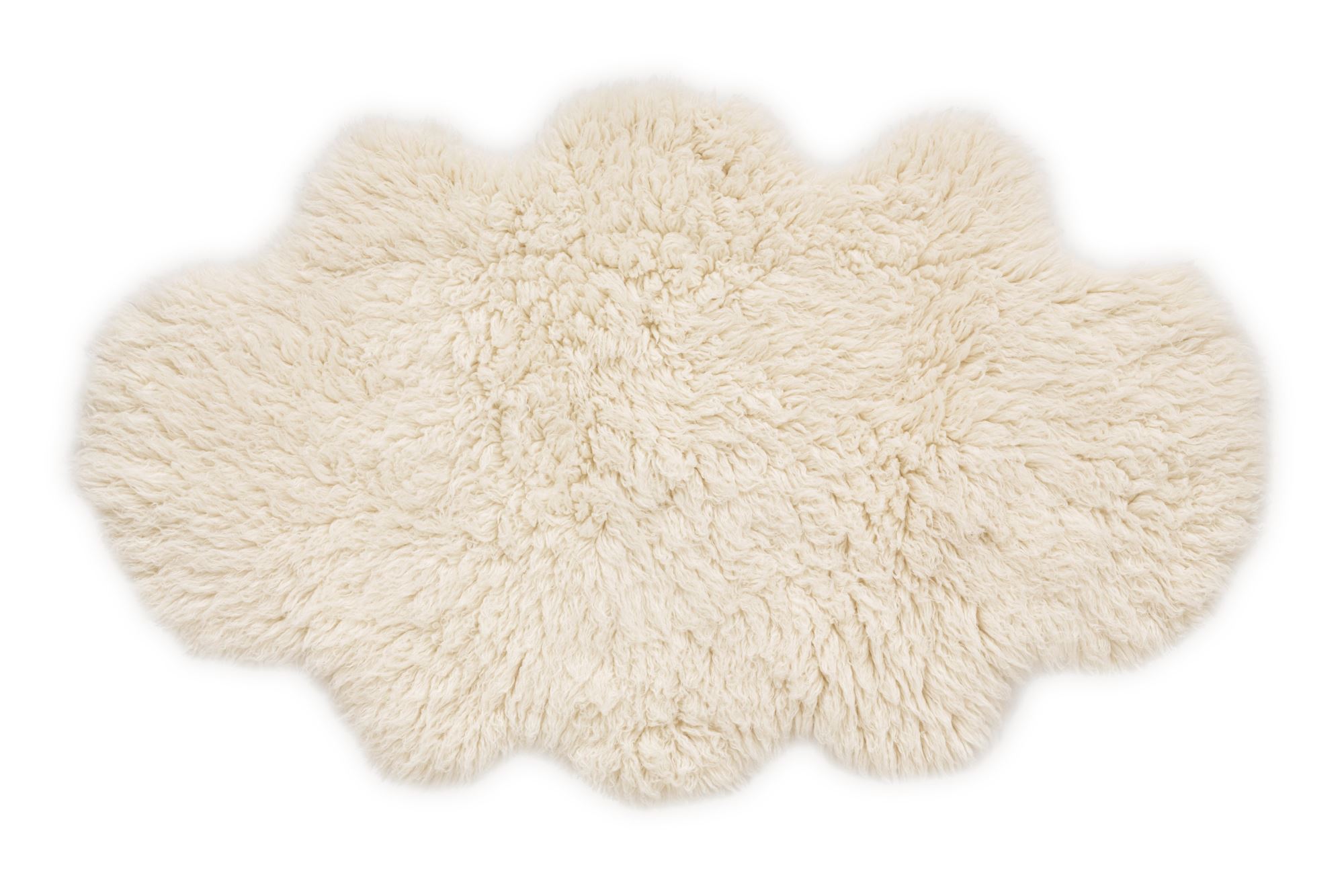 Tapis tissé à la main en laine naturelle Nature 120x180