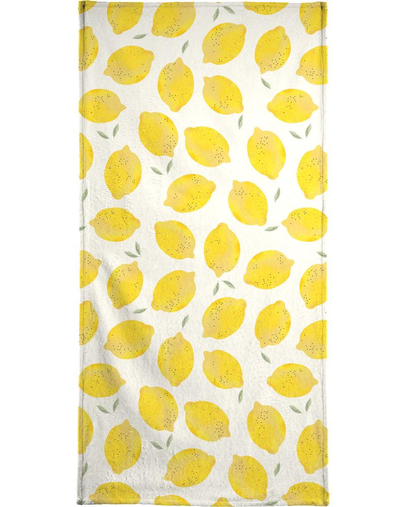 Serviette de bain en éponge-velours en Jaune & /40x80 Serviette de bain en éponge-velours en Jaune & /40x80