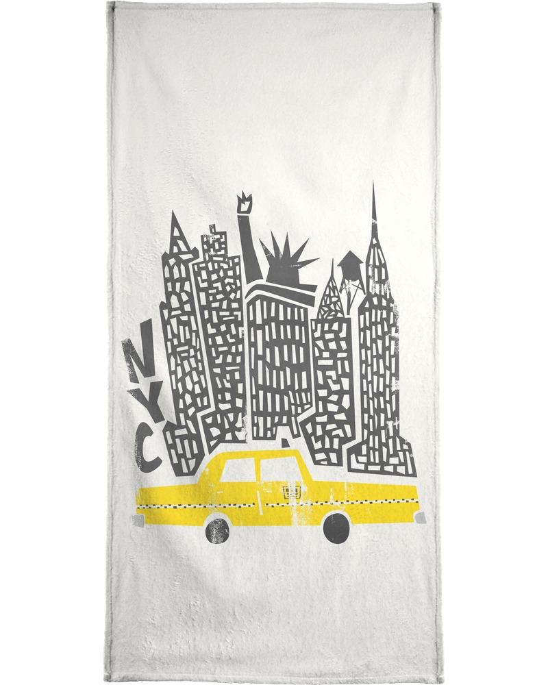 Serviette de bain en éponge-velours en Gris & Jaune/40x80 Serviette de bain en éponge-velours en Gris & Jaune/40x80