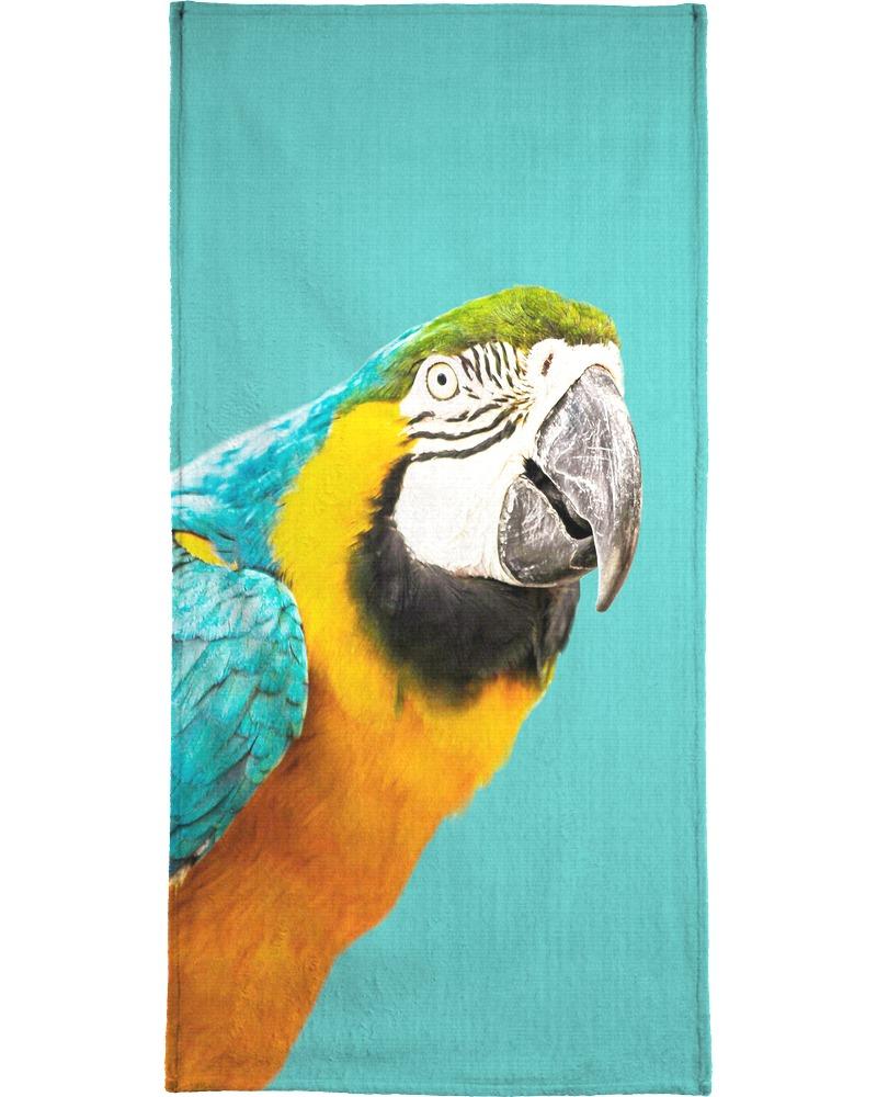 Serviette de bain en éponge-velours en Jaune & Multicolore/70x140 Serviette de bain en éponge-velours en Jaune & Multicolore/70x140