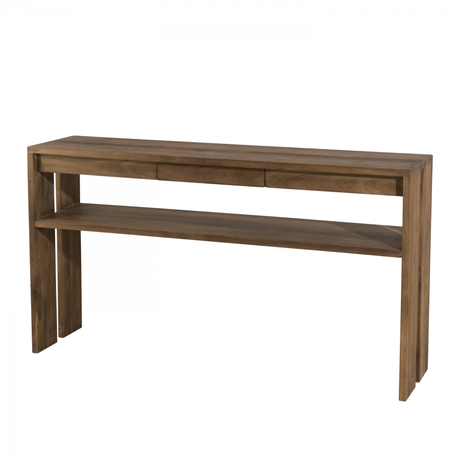 Console 3 tiroirs bois Console 3 tiroirs bois