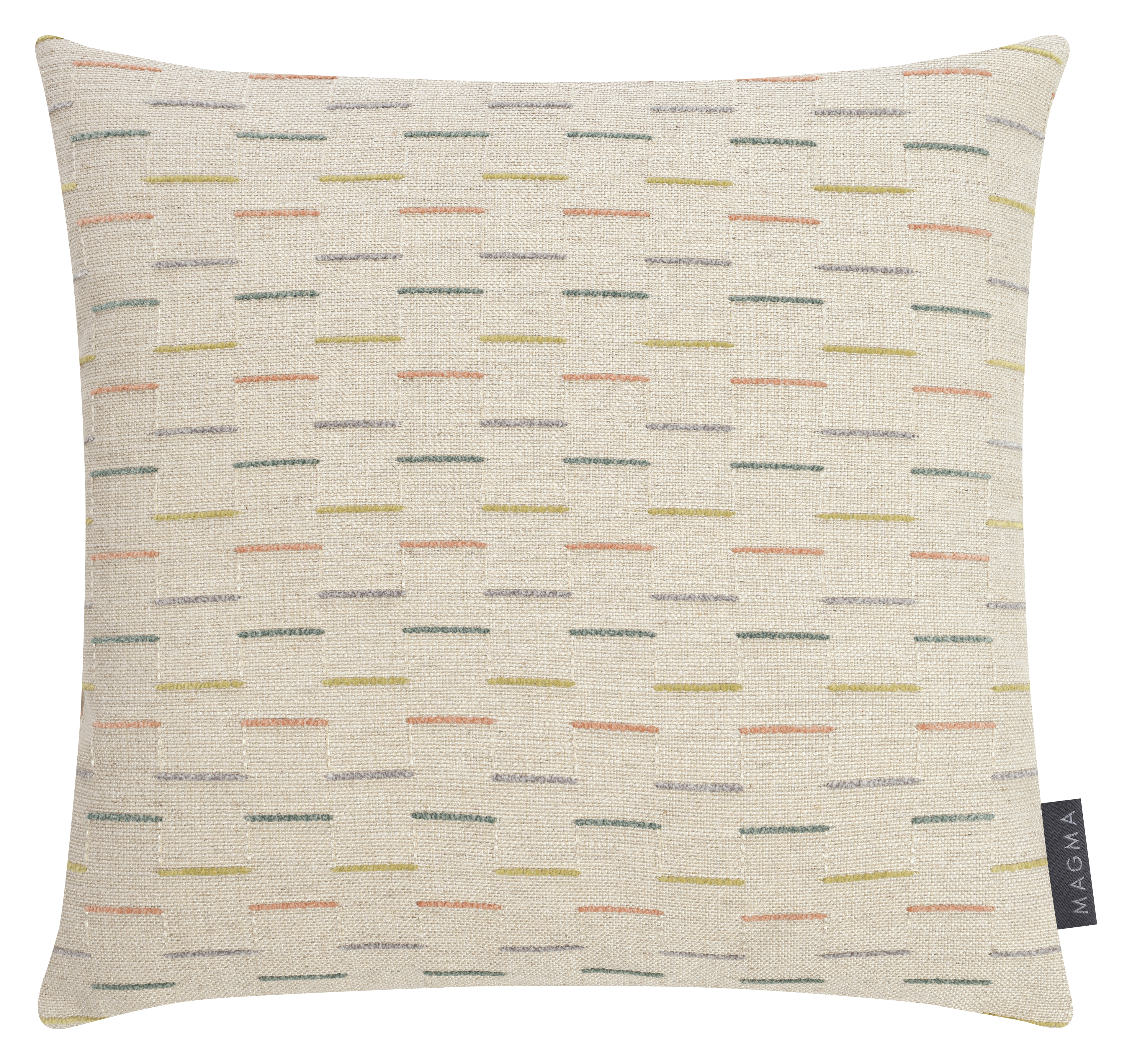 Housses de coussin 50x50 jacquard multicolore coton viscose -Lot de 2 Housses de coussin 50x50 jacquard multicolore coton viscose -Lot de 2