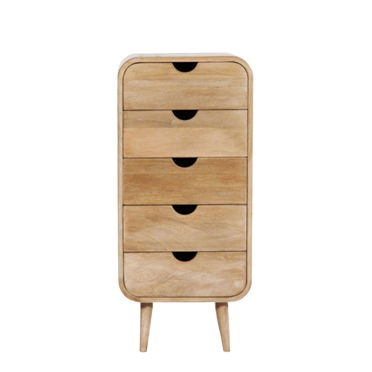Chiffonnier en manguier bois clair Chiffonnier en manguier bois clair
