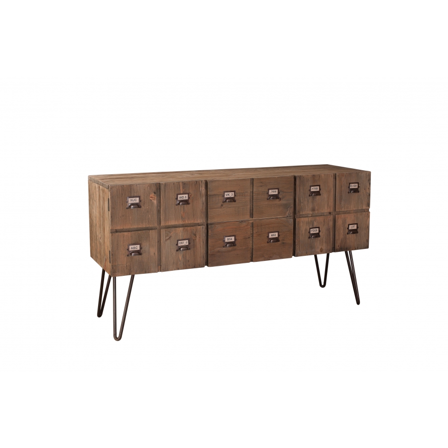Buffet 2 portes 2 tiroirs bois Buffet 2 portes 2 tiroirs bois