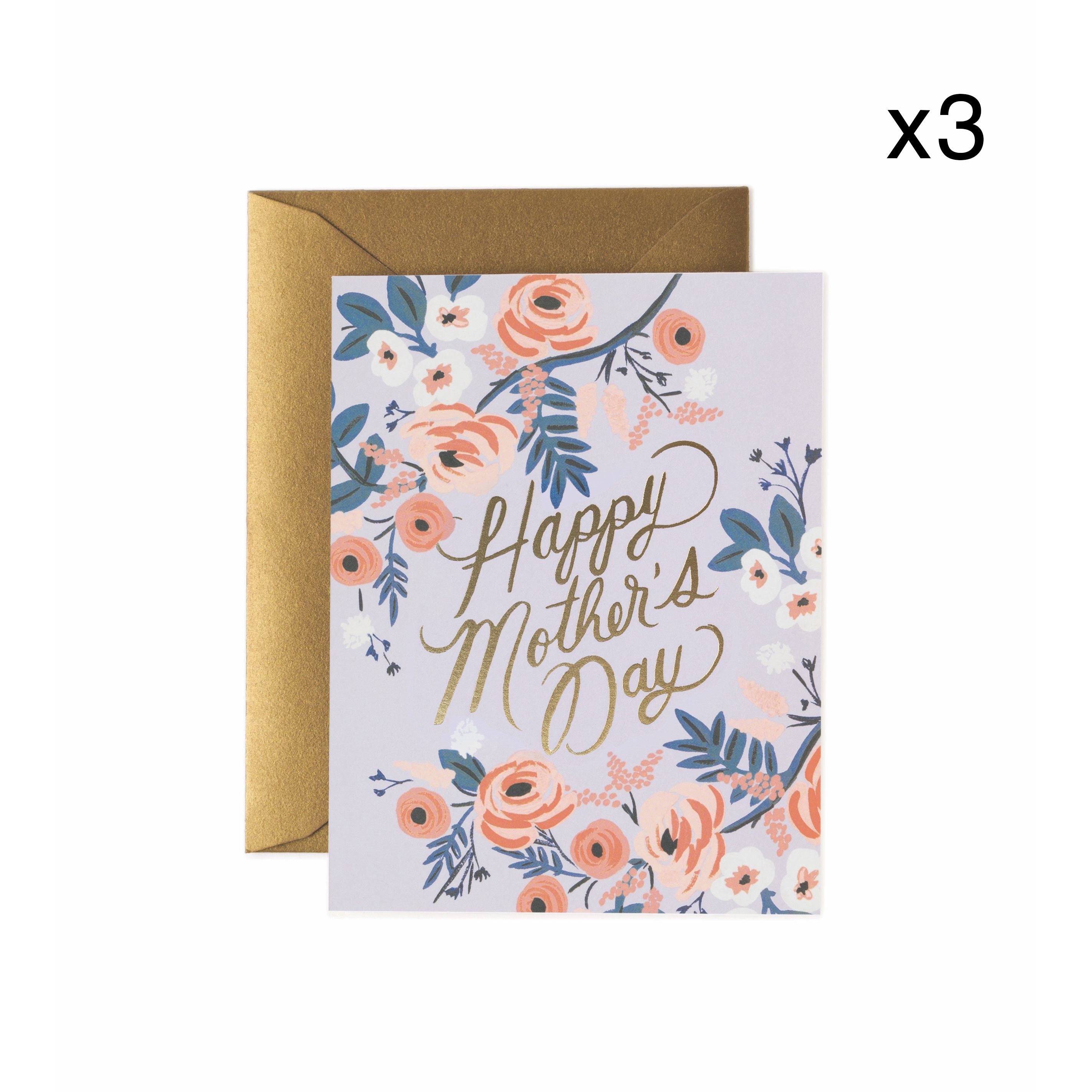 Lot de 3 cartes rosy Lot de 3 cartes rosy