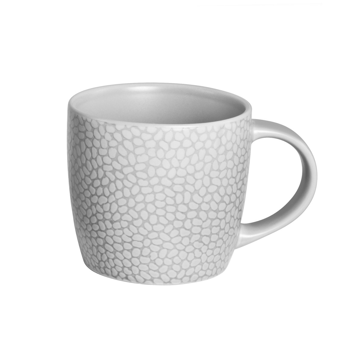 Coffret 6 tasses café & thé gris clair Coffret 6 tasses café & thé gris clair