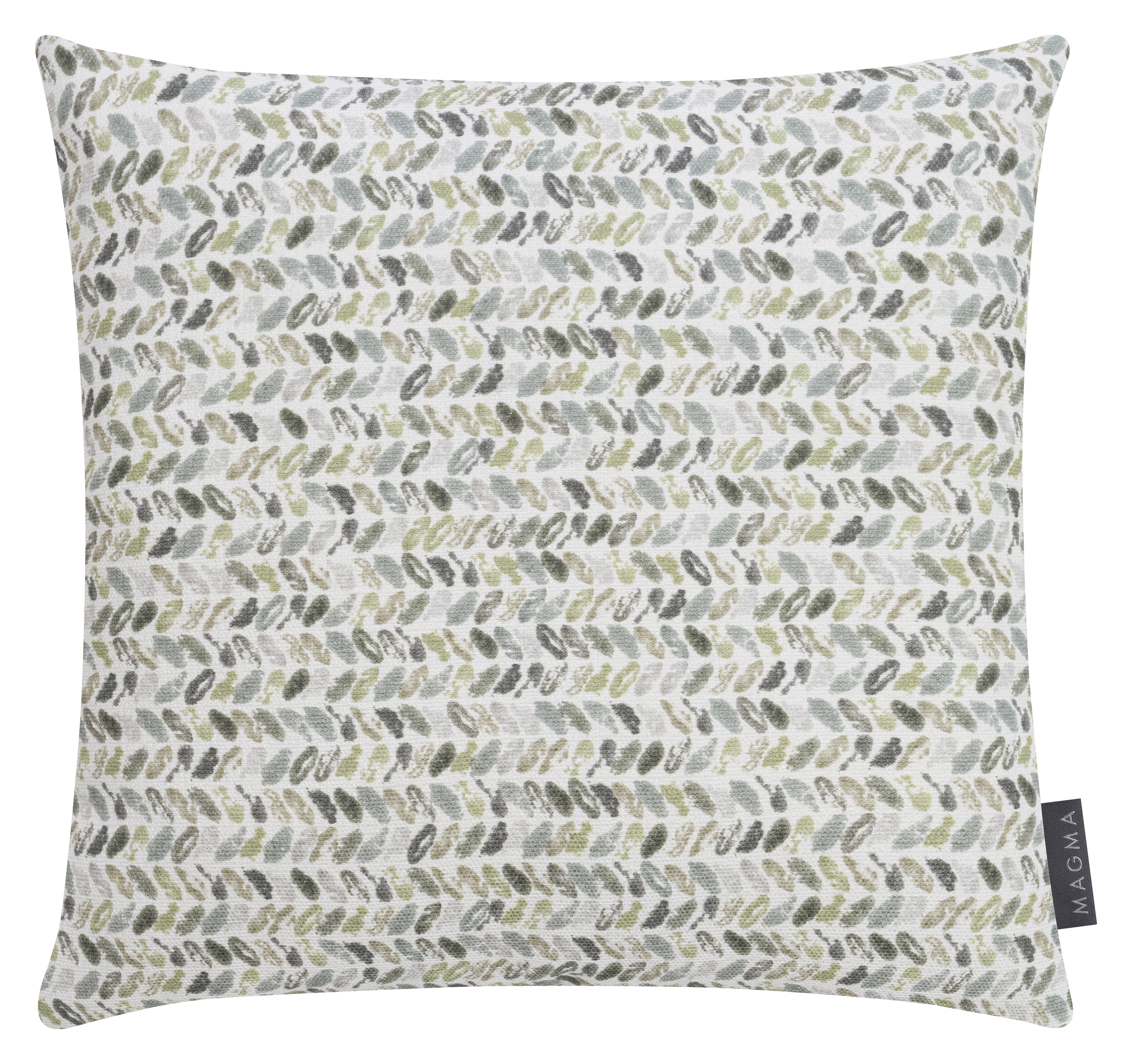 Housses de coussin imprimées motif vert coton 40x40 -Lot de 2 Housses de coussin imprimées motif vert coton 40x40 -Lot de 2