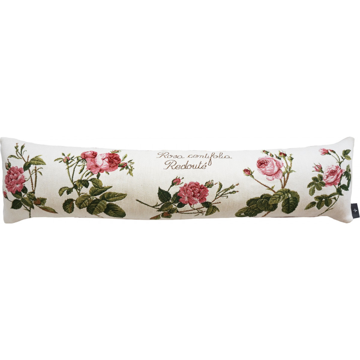 Coussin roses de redouté made in france blanc 22x88 Coussin roses de redouté made in france blanc 22x88