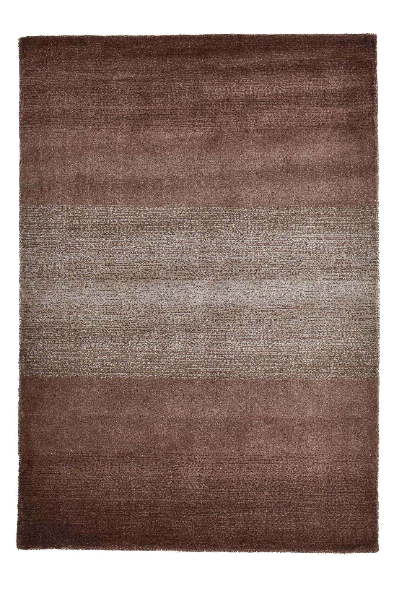 Tapis dégradé de couleur en laine Chocolat 140x200 Tapis dégradé de couleur en laine Chocolat 140x200