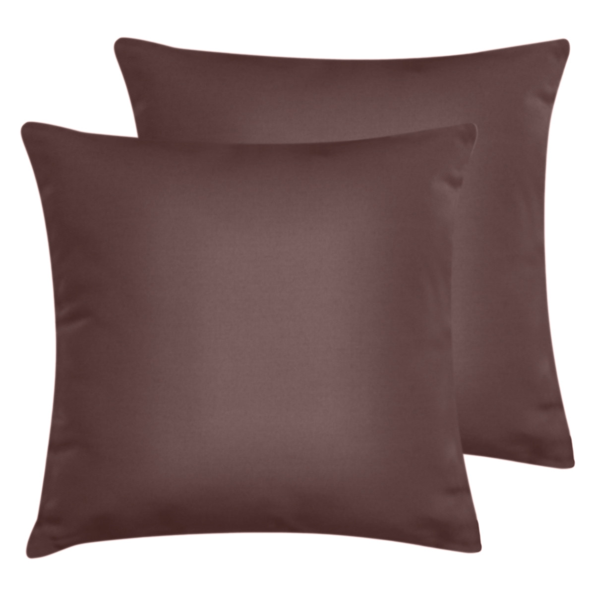 Lot de 2 taies d'oreiller en coton Rose Anglais 65x65 cm Lot de 2 taies d'oreiller en coton Rose Anglais 65x65 cm