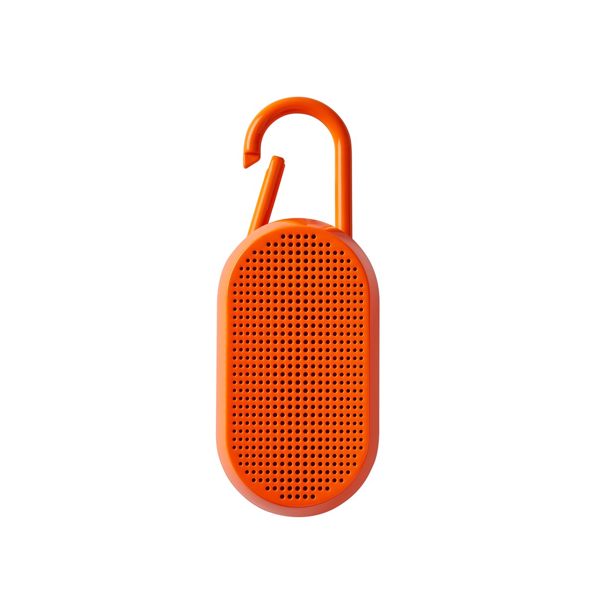 Enceinte bluetooth avec mousqueton en ABS orange Enceinte bluetooth avec mousqueton en ABS orange