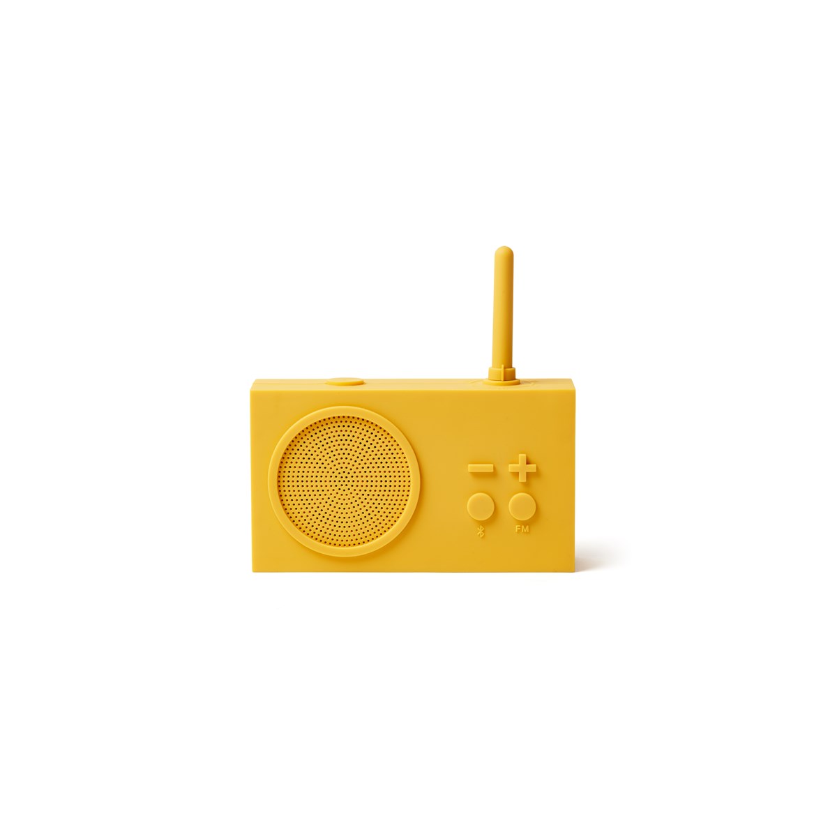 Enceinte Bluetooth et Radio en Gomme Jaune Enceinte Bluetooth et Radio en Gomme Jaune