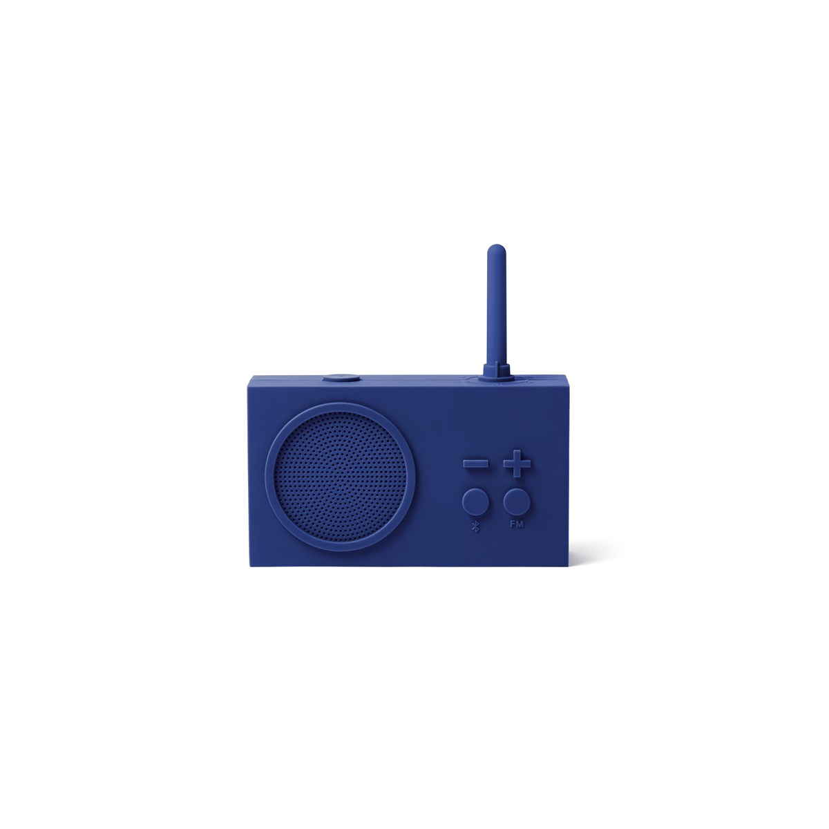 Enceinte Bluetooth et Radio en Gomme Bleu nuit Enceinte Bluetooth et Radio en Gomme Bleu nuit