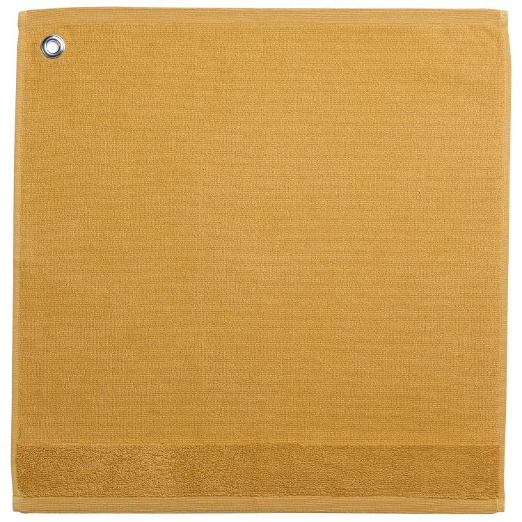 Essuie-mains en coton jaune 50x50 Essuie-mains en coton jaune 50x50