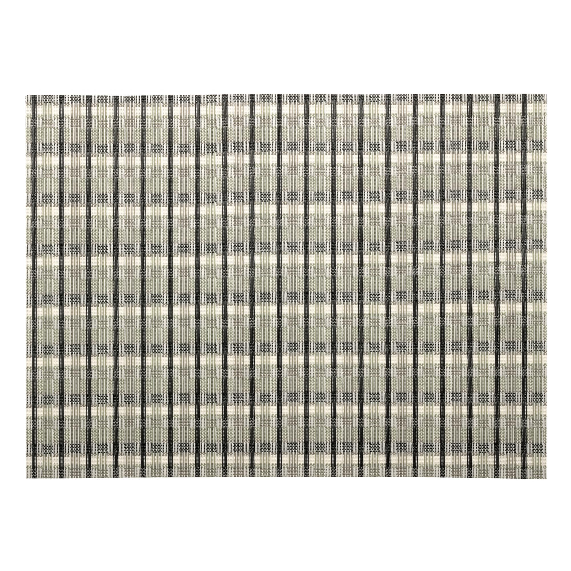 Set de table en polyester gris 33 x 45